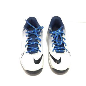Nike Hyperdiamond 4 Keystone GS Softball Cleats White Blue Youth Size 3Y